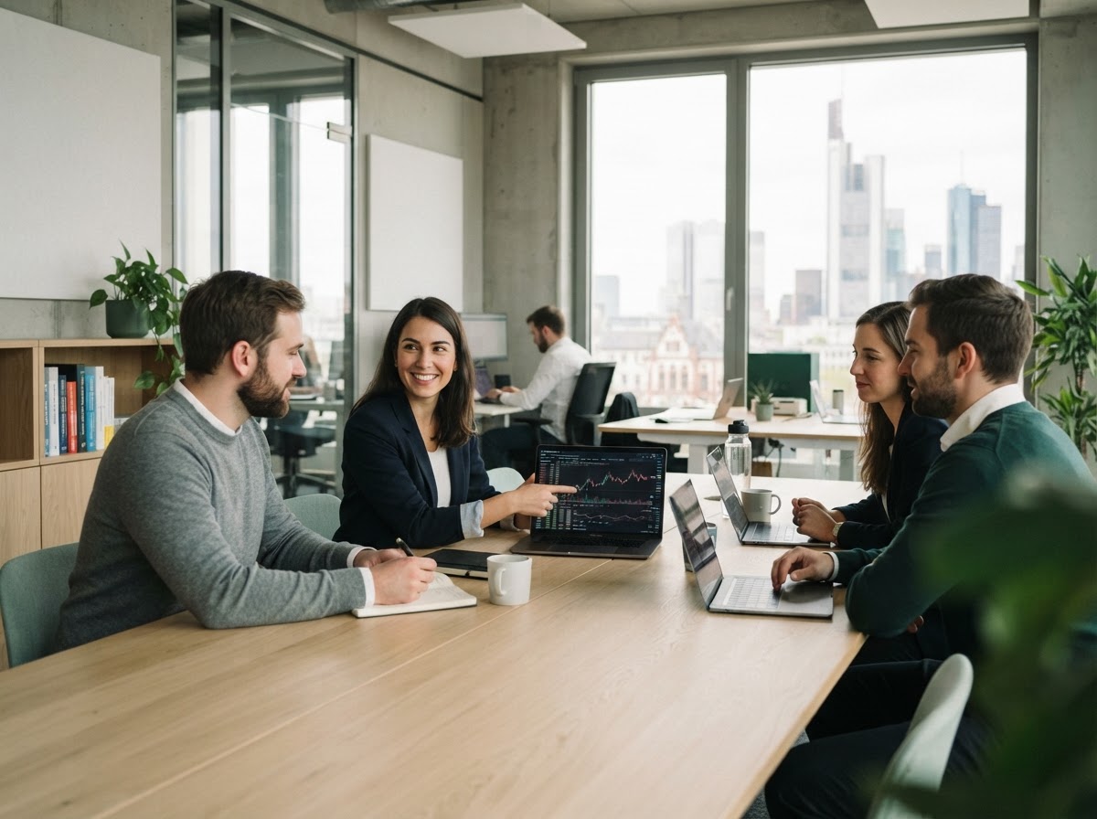 WhalstakeTRX Team bei der Entwicklung von Analysemodellen